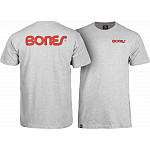 Bones® Bearings Swiss Text T-shirt - Gray
