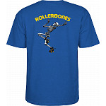 RollerBones Dancing Skeleton T-Shirt Sapphire Blue