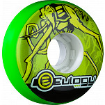 Eulogy Wheels Pro Eric Schrijn Retro Aggressive Inline Wheel 58mm x 89a Green 4pk.
