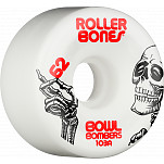 Rollerbones Bowl Bombers Wheels 62mm 103A 8pk White