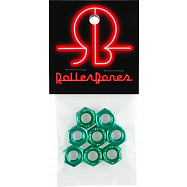 RollerBones 8pk axle nuts - Green