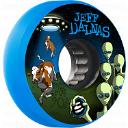 Eulogy Wheels Jeff Dalnas Alien signature wheels 58mm x 90a Blue 4pk.