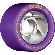 Rollerbones Turbo Wheel Clear Aluminum Hub 62mm 101a 8pk Purple