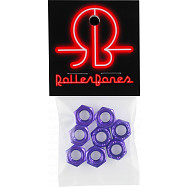 RollerBones 8pk axle nuts - Purple