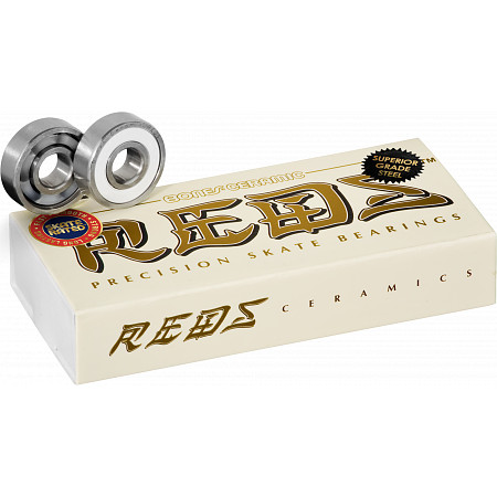 Bones® Ceramic REDS® Bearings 8mm 16 pack « RollerBones