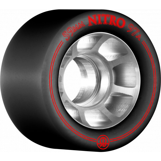 Rollerbones Nitro Wheel 59mm x 97a 8pk Black