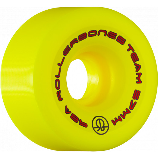 Rollerbones Team Logo 57mm 98A 8pk Yellow