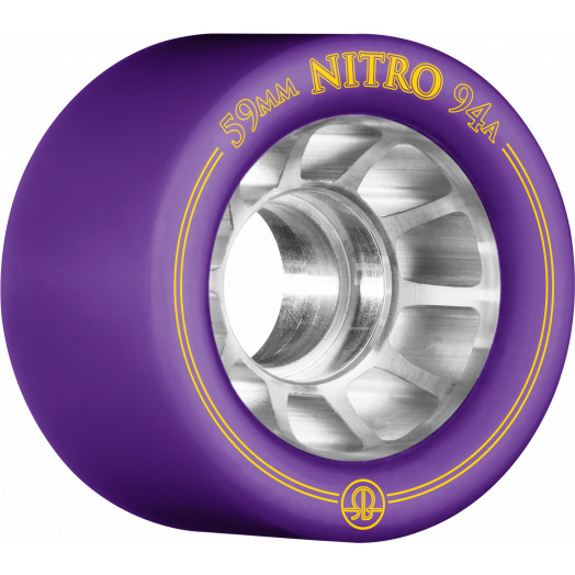 Rollerbones Nitro Wheel 59mm x 94a 8pk Purple