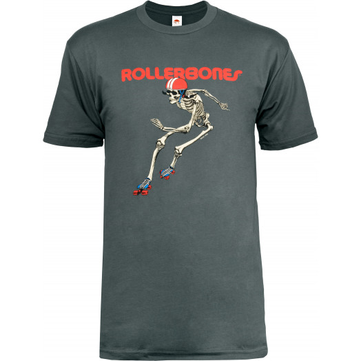 Rollerbones Men's Derby T-shirt Asphalt
