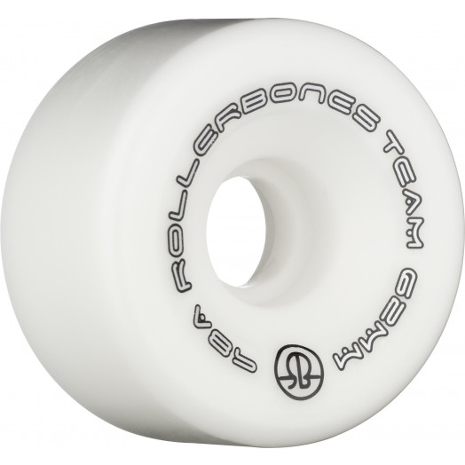 Rollerbones Team Logo 62mm 98A 8pk White